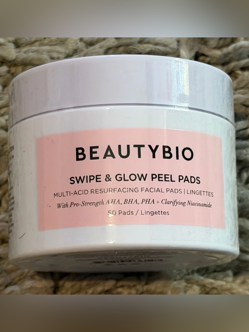 BeautyBio Swipe & Glow Peel Pads AHA BHA PHA Niacinamide 50 Ct NEW